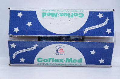 CoFlex-Med MDS086003CP Self-Adherent Latex Bandages, Tan, 3in x 5 yd - Box of 24